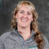 Women's volleyball coach Melissa Ferris